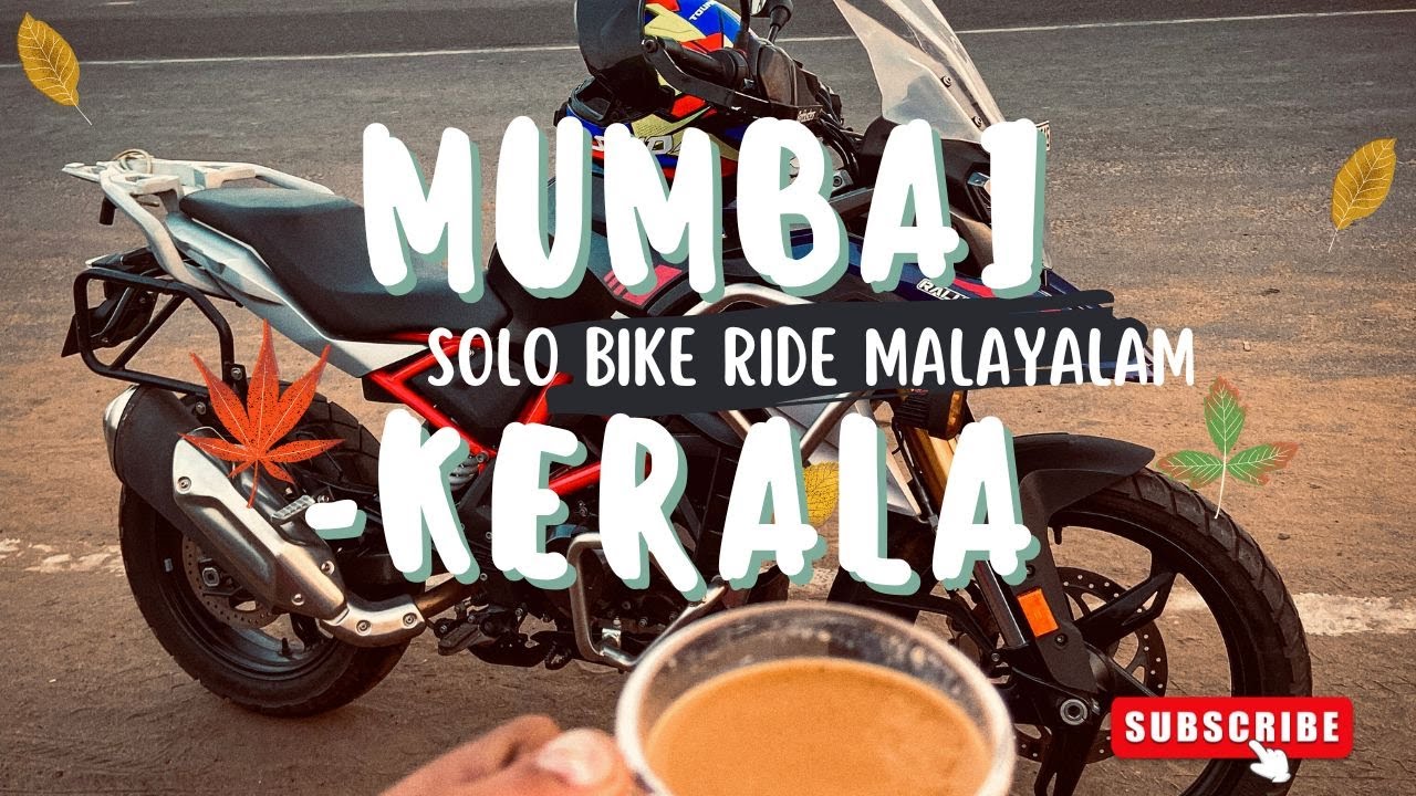 SOLO MUMBAI TO KERALA BIKE RIDE MALAYALAM EP1 YouTube