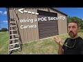 Wiring a Reolink POE Camera - RJ45 Crimps and Building Attachment