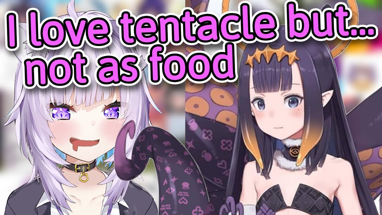 Okayu Is Down Bad For Ina's Tentacles During Their First Chat [Hololive]