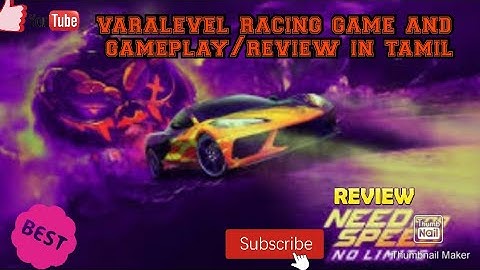 need for speed -no limits game review /review in tamil