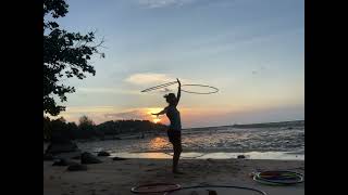 Sunset hooping Phangan February 2024