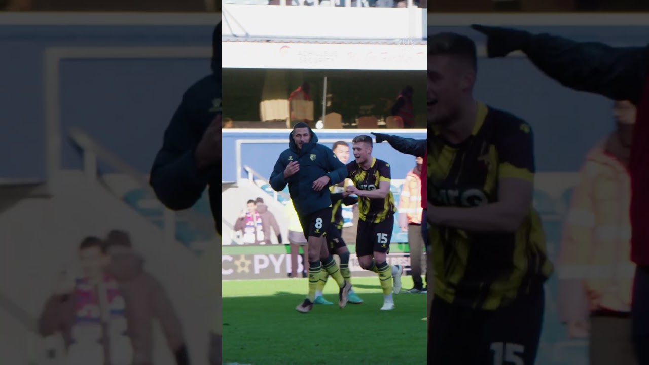 When your teammates have to force you to celebrate! 😅  