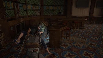 The Last of Us Part II Remastered - Ellie Joel Motel Lobby Strat (Good RNG) - Grounded Permadeath