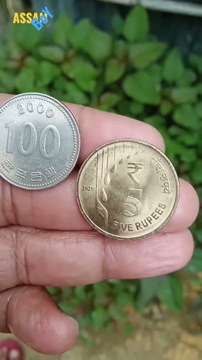 south-korea-coin-5-rupees-indian-coin-my-collection-youtube
