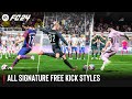 Ea sports fc 24  all signature free kick styles