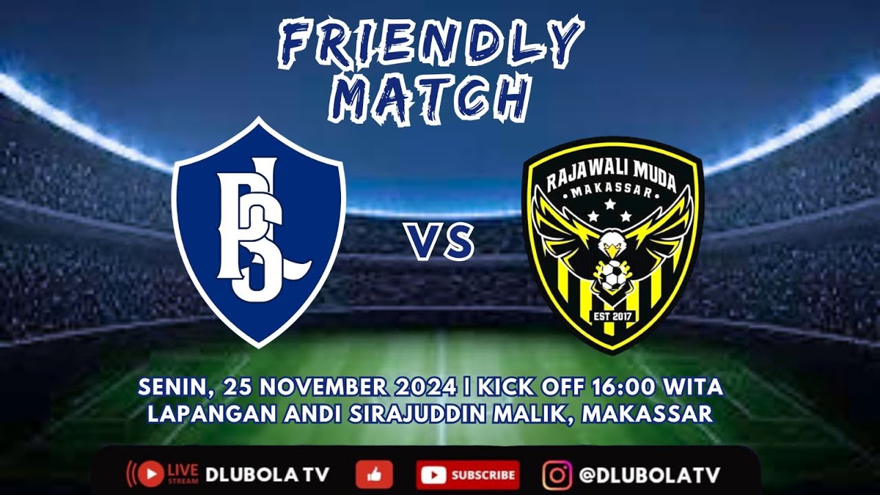 FRIENDLY MATCH || PSL FC VS RAJAWALI MUDA - YouTube