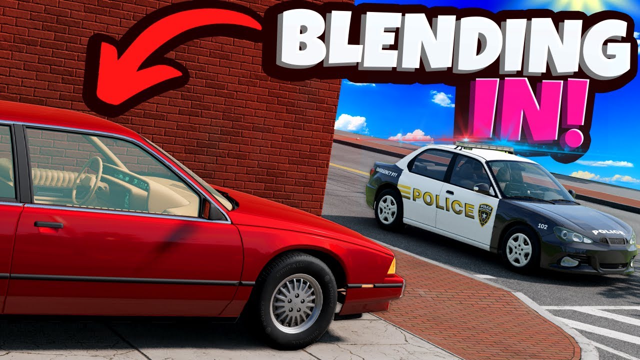 Changing My Cars Paint to Hide From My Friends in Hide and Seek BeamNG Drive!