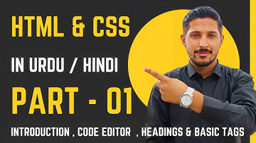 HTML and CSS Part 1: Getting Started and Essential Tags Explained | Yazdan Haider | 2023