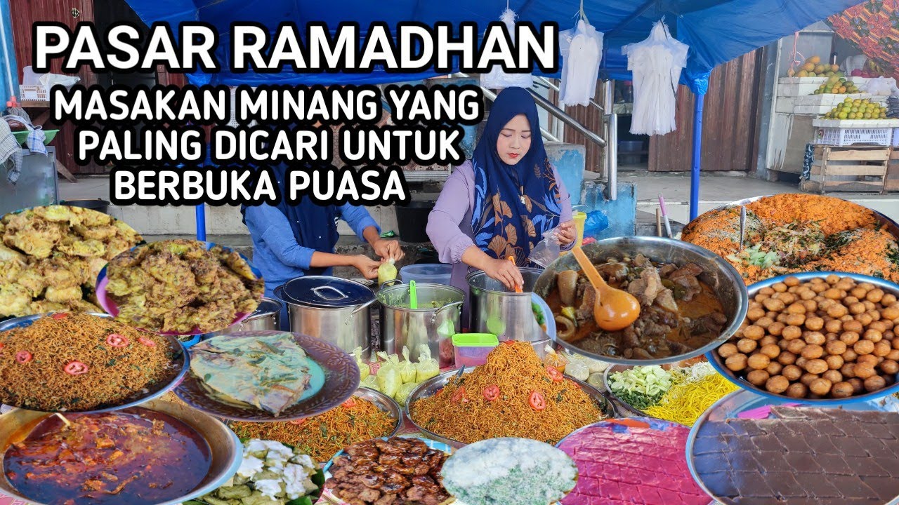 KULINER RAMADHAN DI PASA PABUKOAN KURAI TAJI PARIAMAN