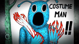 Asal Usul Monster Kostum Maskot (Costume Man) || DRAWSTORY