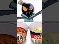 Funny food ramen, udon, donburi, kare raisu, takoyaki | asmr