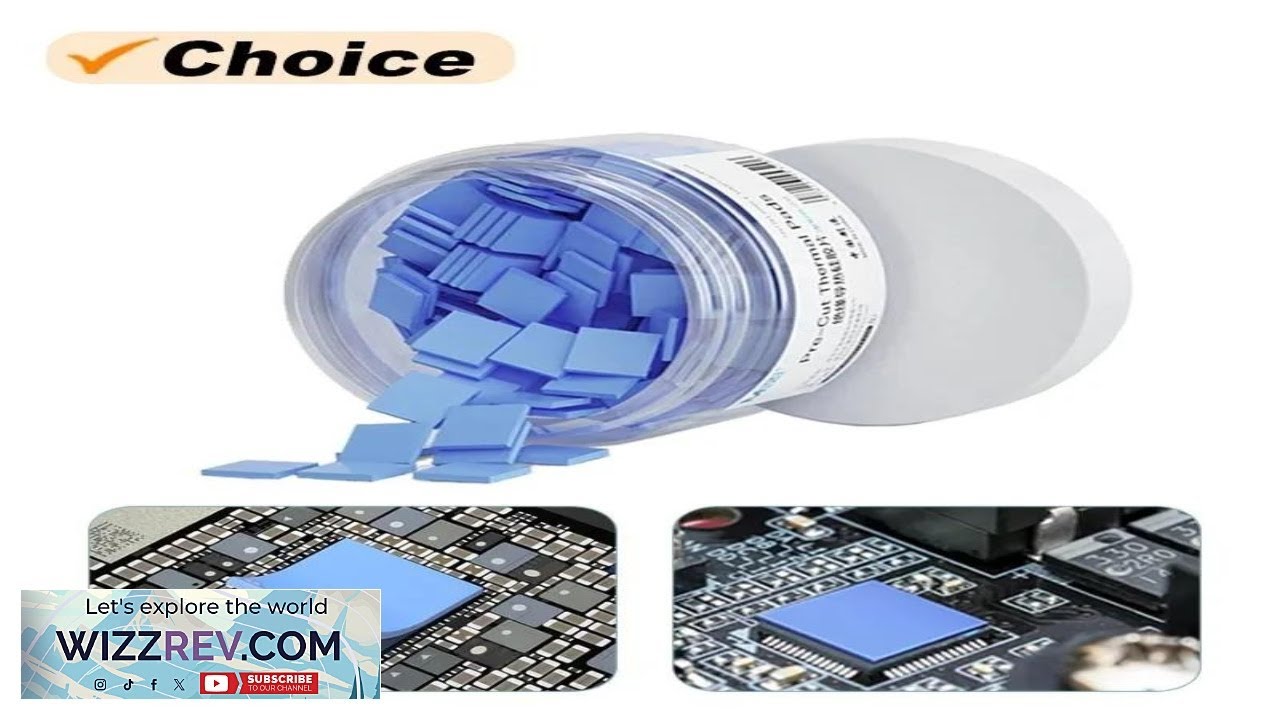 MaAnt 100PCS Thermal Insulating Silicone Sheet High Temperature Resistance Motherboard CPU
