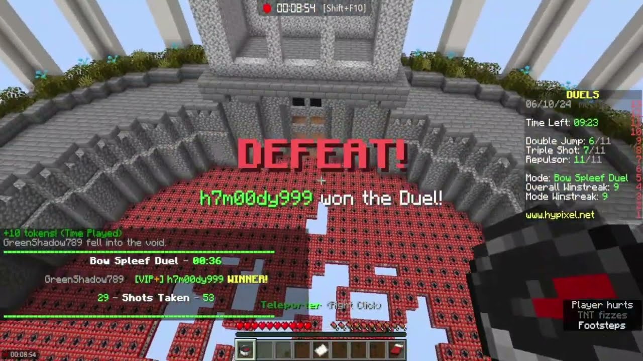 Hypixel bow spleef, tutorial included