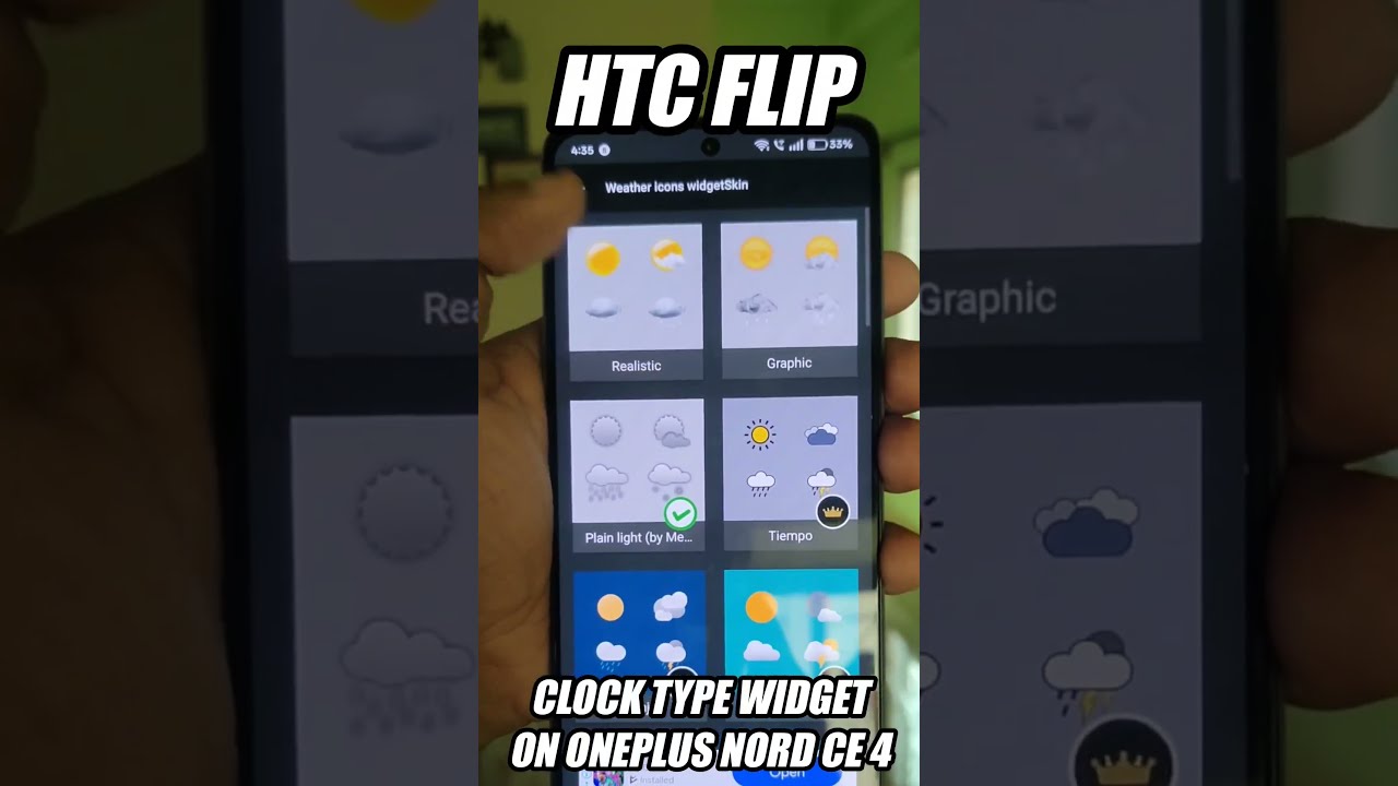  Shorts Get Htc Flip Style Clock Widget For Oneplus Nord Ce 4