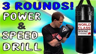 Three Rounds On the Heavybag | Boxing Workout for Speed and Power