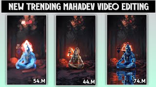 Instagram Trending Mahadev Video Editing | Viral Shiv ji Video Editing in Vn app | Shivratri editing screenshot 4