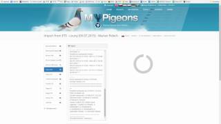 MyPigeons - race data import from Tipes PDF screenshot 1