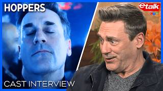 Jon Hamm Reacts To Becoming A Viral Dancing Meme Hoppers Cast Interview