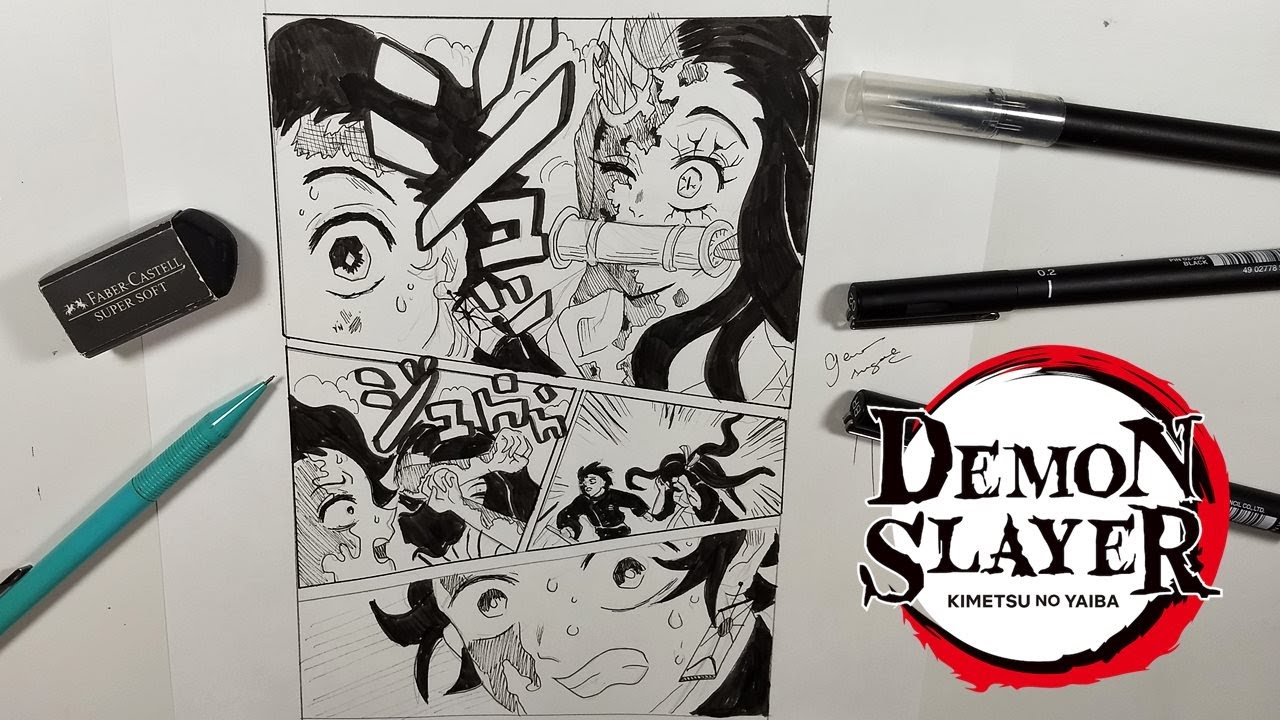 Learntodrawhere - Demon Slayer, Gostou do desenho? Aprenda a