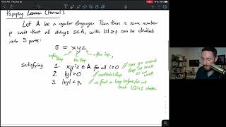 Lightning Review 4: The Pumping Lemma