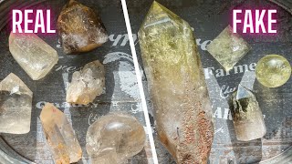 HOW TO SPOT REAL VS. FAKE CITRINE! MY 4 TIPS TO BECOME AN EXPERT, INDUSTRY SECRETS!