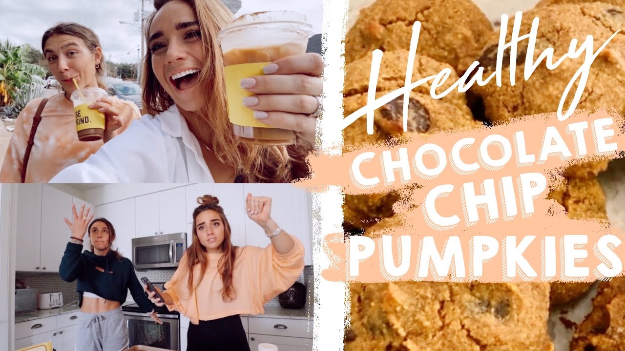 VLOG | healthy pumpkin chocolate cookies & know mercy sweatshirts!!!!!!