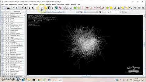 "How to create visualization patterns in CiteSpace"