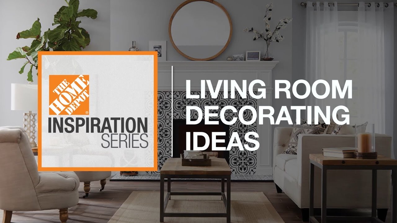 Living Room Decor Ideas with The Home Depot - Caitlin Marie Design