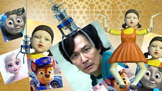 Squid Game Puppet Draw Jigsaw Puzzle Situation Play