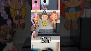 How to make hanging paper dolls! #kpopdemonhunters #netflix #huntrix #art #diy