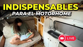 EN VIVO - 4 años viajando y esto NO te puede FALTAR a la hora de armar un motorhome