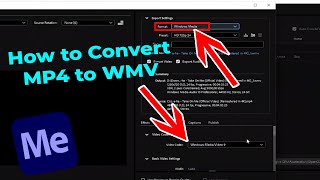 How to Convert MP4 to WMV in Adobe Media Encoder
