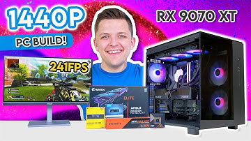 Awesome RX 9070 XT Gaming PC Build 2025! 😄 [Full 1440p Build Guide w/ Benchmarks]