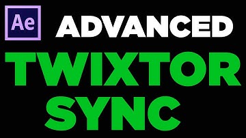 After Effects Tutorial: Advanced Twixtor Sync Tutorial