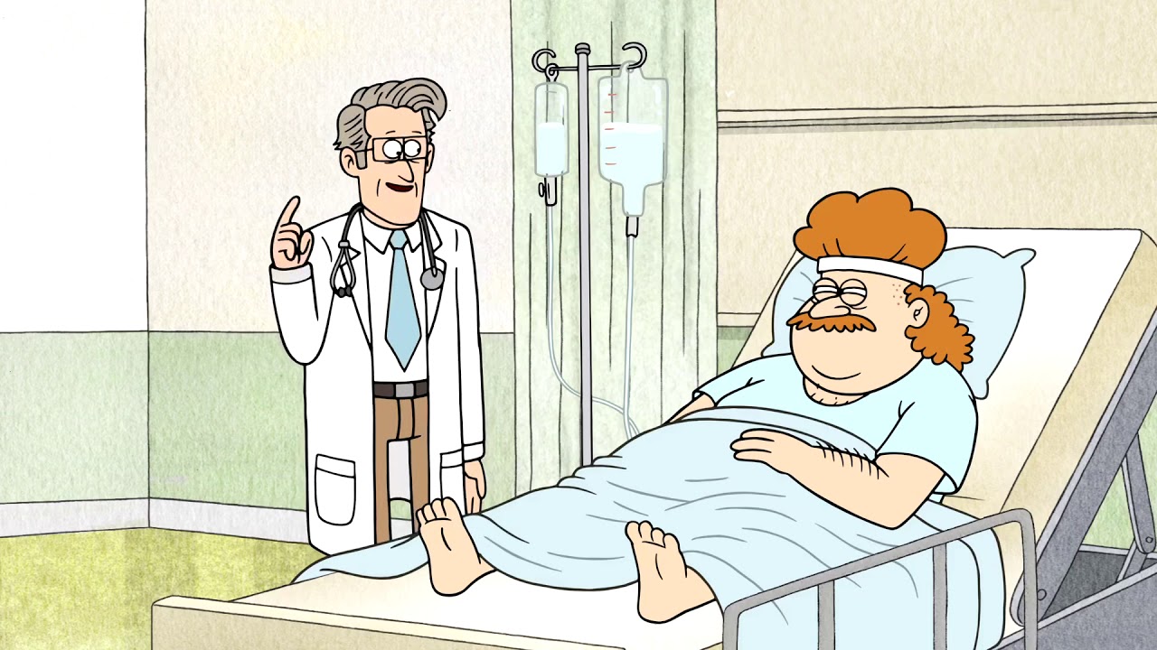 Regular Show - The Sensei Goes To Hospital And Needs A New Stomach ...