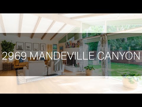 2969 Mandeville Canyon Road, Los Angeles, CA home video tour