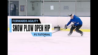 On-Ice Forwards Agility Snow Plow Open Hip