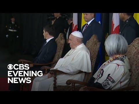 Pope Francis arrives in Canada on apology mission