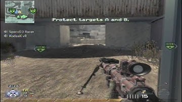 MW2 Amazing Throwing Knife Kill