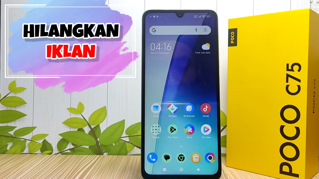 Cara Menghilangkan Iklan Di HP Poco C75 - YouTube