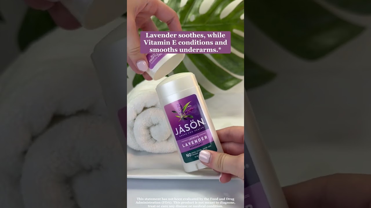 Jason Natural Products Calming Lavender Deodorant Stick - 2.5 oz (71 Grams) 