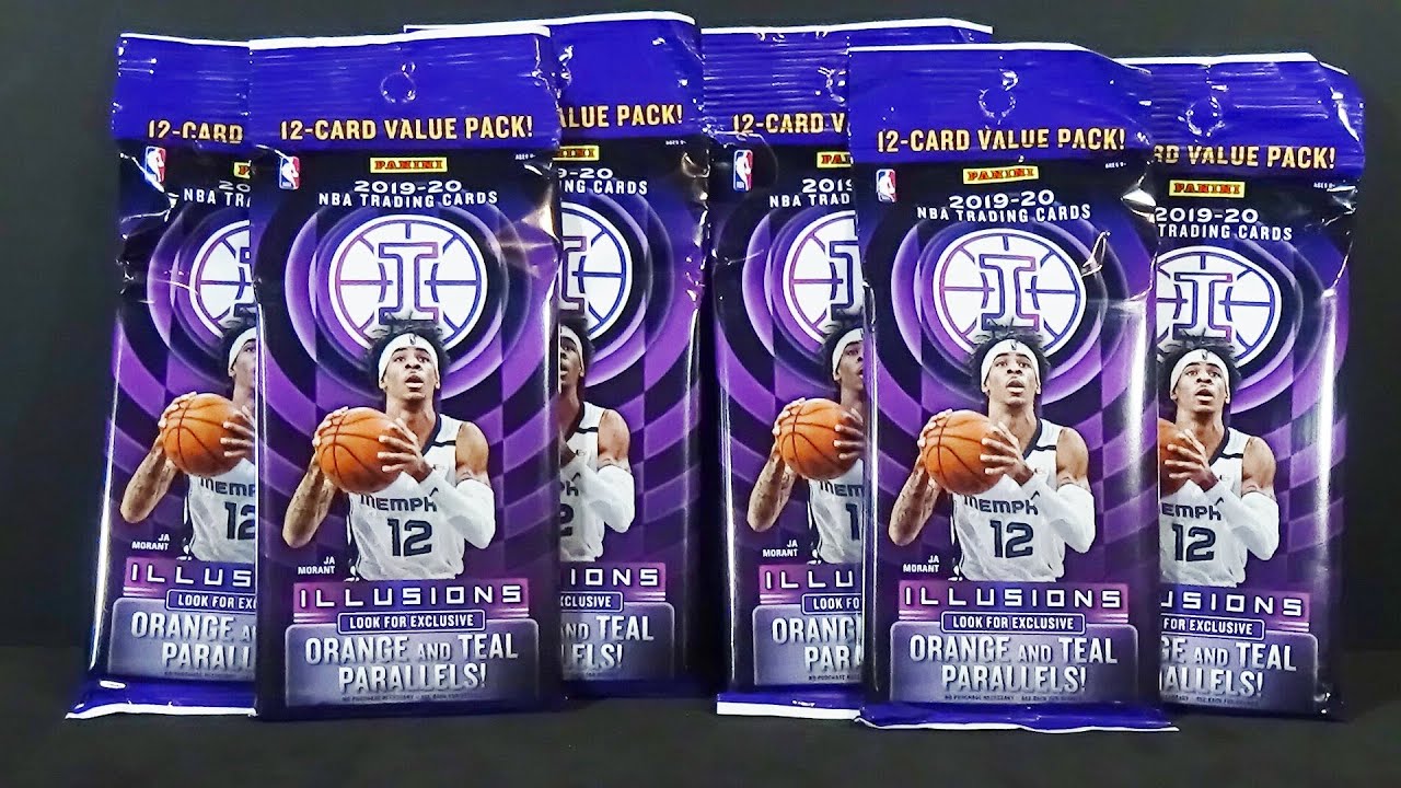2019-20 Panini Illusions Basketball 6 Value Pack Rip! Nice!
