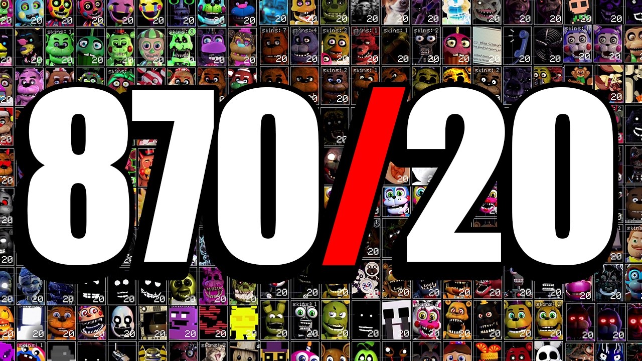 INTENTO COMPLETAR el MODO 870/20 de ULTRA CUSTOM NIGHT