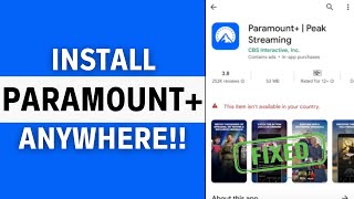 Paramount Plus App Install Any Country | Paramount+ Not Available In Your Country screenshot 5