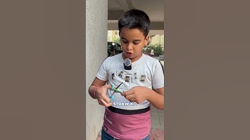 Genius Keychain Hack! Use a Straw to Insert Keys Easily! #shorts #arnavinsights