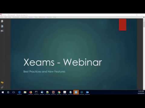 Best Practices for Using Xeams