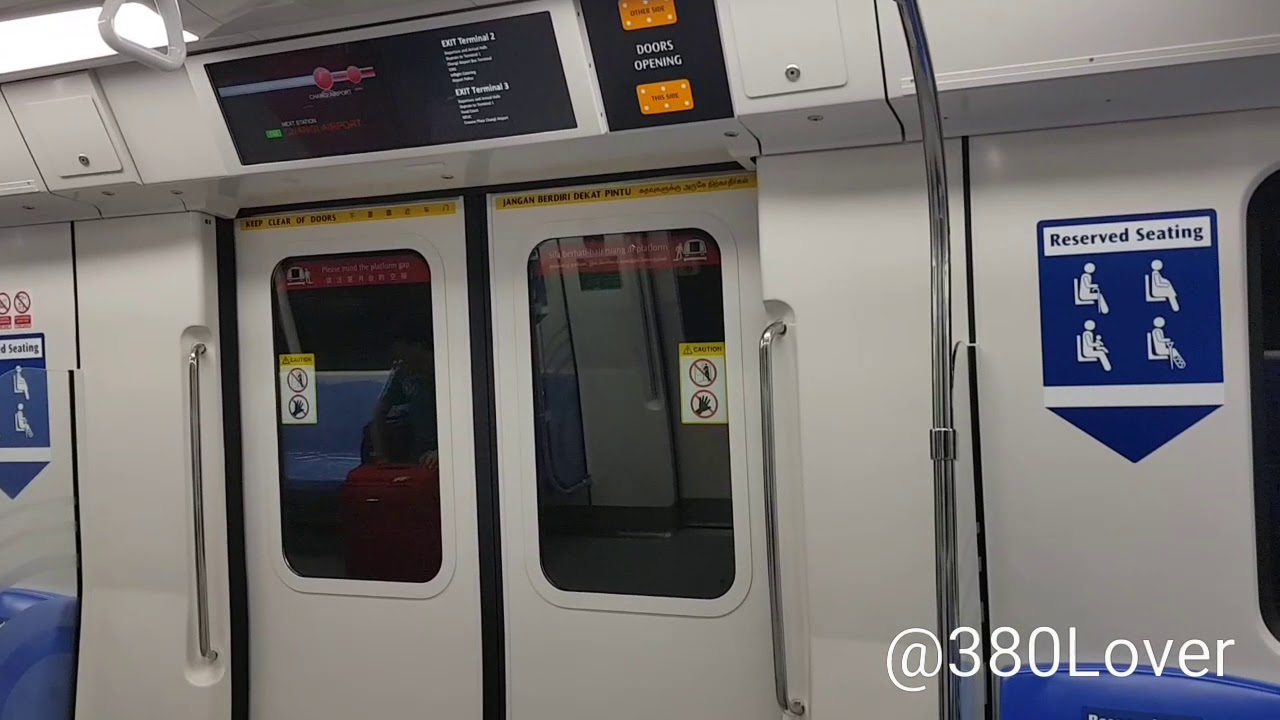 SMRT Changi Airport Extension C151B 687/688 - Tanah Merah to Changi Airport