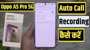 Oppo auto call recording