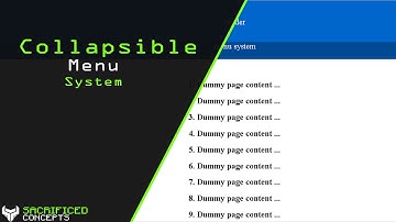 Collapsible Menu System