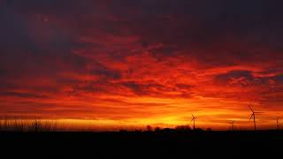 View Of Sunset With Dramatic Sky